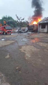 Kebakaran Gudang BBM di Natar, Polisi Lakukan Penyelidikan