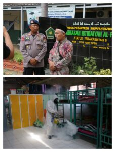 Pondok Pesantren Al Kirom dan Al Fatah Lampung Selatan Menjadi Sasaran Foging Unit KBRN