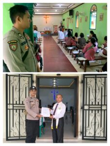 Ciptakan Keamanan, Polres Lampung Selatan Terjunkan Ratusan Personil Polri Dalam Rangka Pengamanan Wafat Isa Al-Masih