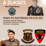 KBPP Polri Lampung Ucapkan Selamat atas Pelantikan Kepala BNN Provinsi Lampung