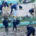 Jelang Ramadan, Kalapas Narkotika Bandar Lampung Pimpin Aksi Bersih Masjid Nurul Huda Way Huwi