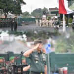 Kasrem 043/Gatam Pimpin Upacara Bulanan Sampaikan Amanat KASAD