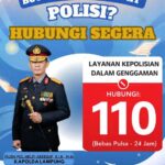 Polda Lampung Maksimalkan Hotline 110, Warga Diminta Aktif Lapor Selama Ramadan–Lebaran 2026