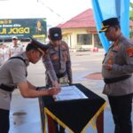 Kapolresta Bandar Lampung Pimpin Sertijab Kapolsek Panjang