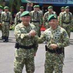 Korem 043/Gatam Gelar Tradisi Penyerahan Pasukan, Tongkat Kepemimpinan Resmi Beralih