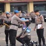 Propam Ditegaskan Jadi Benteng Disiplin, Wakapolda Lampung Tutup Pembaretan Bintara Remaja