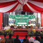 Perkuat Sinergi, Danrem 043/Gatam Dampingi Pangdam XXI/RI Silaturahmi dan Halal Bihalal di Lampung Tengah