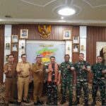 Pererat Sinergitas, Danrem 043/Gatam Silaturahmi ke Kantor Walikota Metro