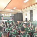 Jaga Disiplin dan Cegah Pelanggaran, Prajurit serta PNS Korem 043/Gatam Ikuti Penyuluhan P4GN