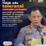 Kapolda Lampung Perintahkan Jajaran Tembak di Tempat Para Pelaku Begal dan Curanmor 