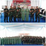 Pastikan Program TNI AD Berjalan Optimal, Danrem 043/Gatam Dampingi Kunker Pangdam XXI/RI di Tulang Bawang