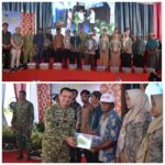 TNI Buktikan Komitmen Perkuat Ketahanan Pangan, Danrem 043/Gatam Hadiri Panen Raya Nasional Bersama Presiden RI
