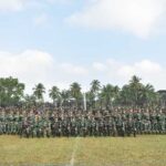 Danrem 043/Gatam Motivasi Kontingen Balakrem dan Yonif 143/TWEJ pada Pembukaan Lomba Binsat HUT ke-1 Kodam XXI/Radin Inten