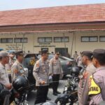 Kapolres Lamsel Sidak Sarpras Polsek, Senjata Api hingga Kendaraan Dipastikan Siap Operasional