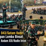 Danrem 043/Gatam Hadiri Penutupan Lomba Binsat HUT Ke-1 Kodam XXI/Radin Inten