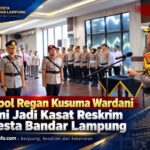 Kompol Regan Kusuma Wardani Resmi Jadi Kasat Reskrim Polresta Bandar Lampung