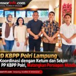 PD KBPP Polri Lampung Matangkan Persiapan Musda, Koordinasi dengan Pengurus Pusat