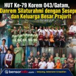 HUT Ke-79 Korem 043/Gatam, Danrem Silaturahmi dengan Sesepuh dan Keluarga Besar Prajurit