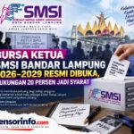 Bursa Ketua SMSI Bandar Lampung 2026–2029 Resmi Dibuka, Dukungan 20 Persen Jadi Syarat