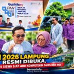 OMI 2026 Lampung Resmi Dibuka, 495 Siswa Siap Adu Kompetensi Sains dan Riset